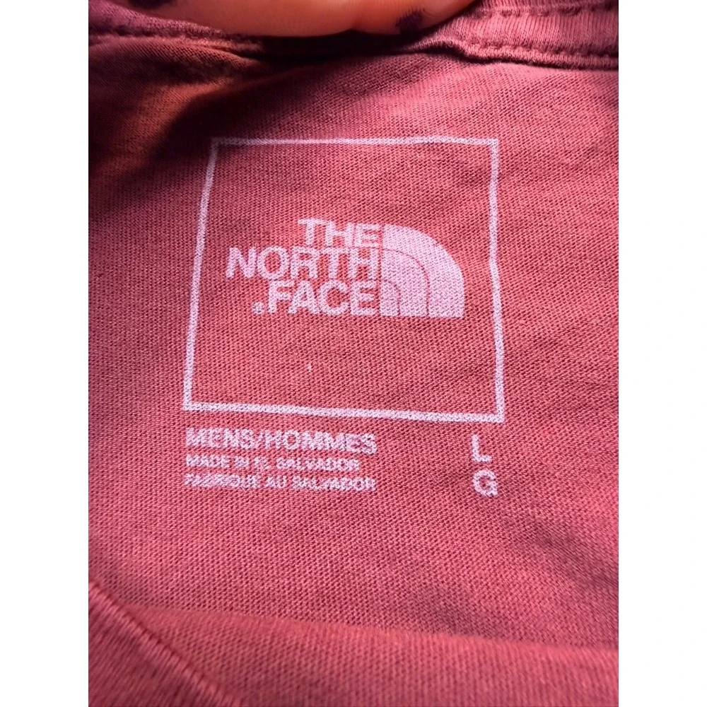 The North Face Mens Red Short Sleeve Graphic Logo T-Shirt Size Large NF0A4M8L